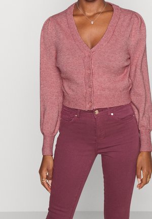 Kardigan - mottled light pink