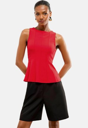 PEPLUM  - Blus - red