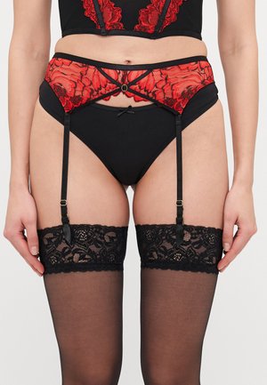 NIGHTFALL SUSPENDER BELT  - Suspenders - black/red