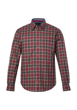 JP1880, CHECK SHIRT, LONG SLEEVE, CONCEALED BUTTON-DOWN COLLAR, MODERN FIT, UP TO - Skjorter - rust