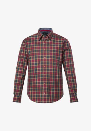 JP1880, CHECK SHIRT, LONG SLEEVE, CONCEALED BUTTON-DOWN COLLAR, MODERN FIT, UP TO - Chemise - rust