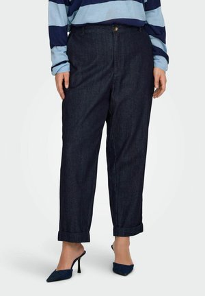 CARASHBY GERADE GESCHNITTEN - Jeans Straight Leg - dark blue denim