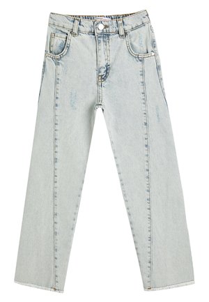 CUT POCKETS  - Vaqueros rectos - light blue denim