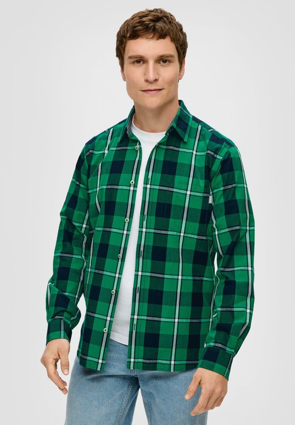 REGULAR LANGARM - Hemd - smaragd