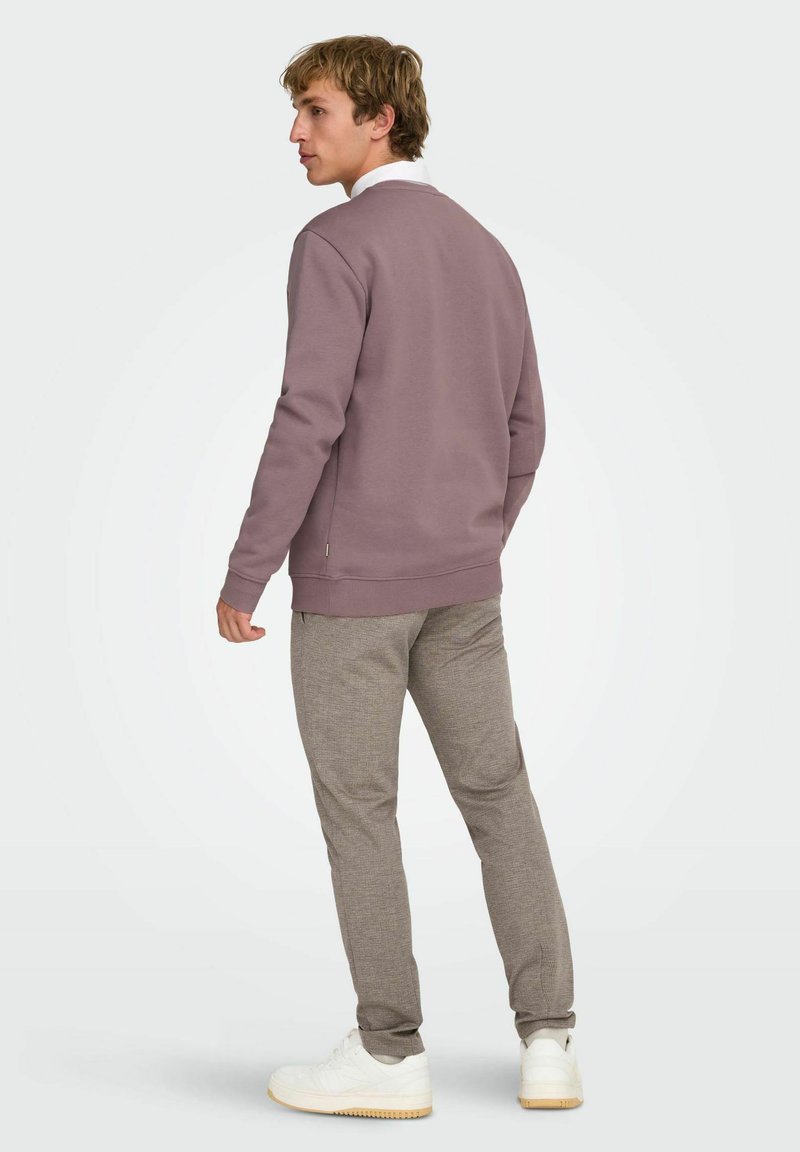 Only & Sons ONSCERES CREW NECK - Sweater - dress blues/donkerblauw