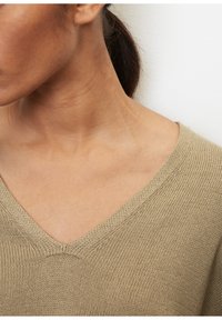Marc O'Polo V-NECK - Jumper - dusty earth