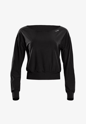 Winshape Maglietta a manica lunga - black