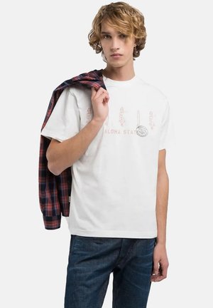 T-shirt con stampa - blanco
