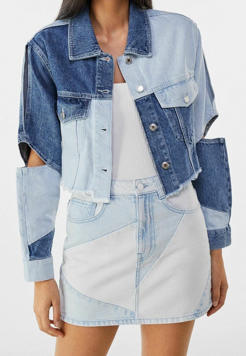 Bershka Farkkutakki - blue denim
