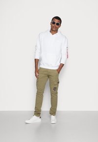 Alpha Industries Sweatshirt com capuz - white
