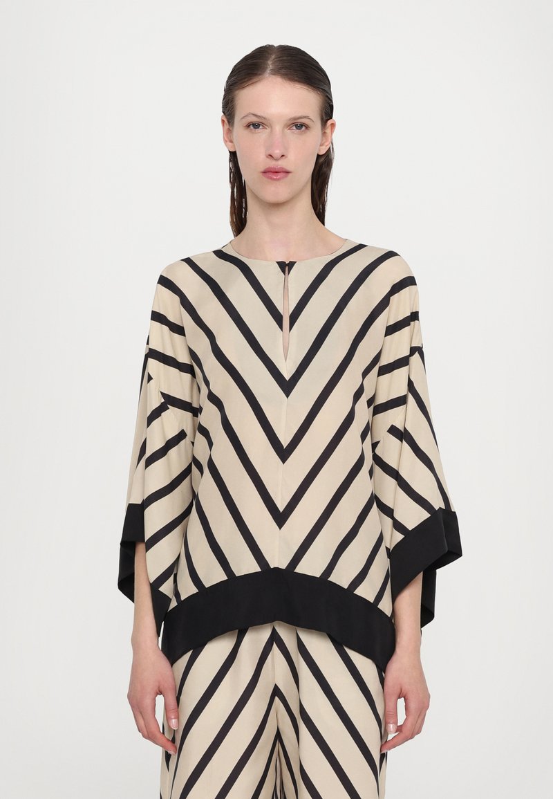 By Malene Birger - CICIE - Blouse - black/white, Enlarge
