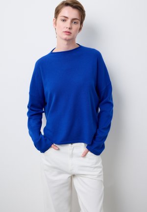 OVERSIZED  - Strickpullover - dark blue