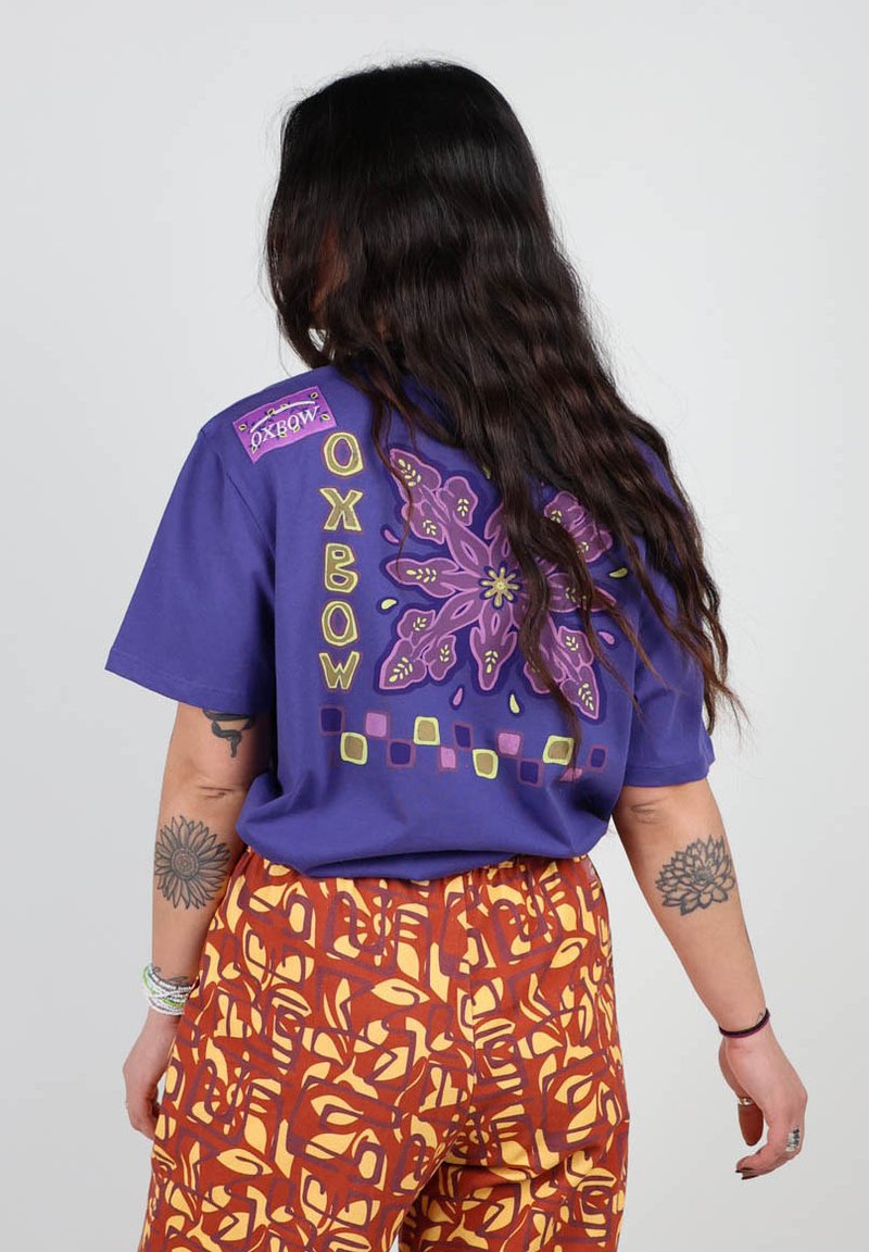 Oxbow TEAUMER - T-shirt imprimé - outremer