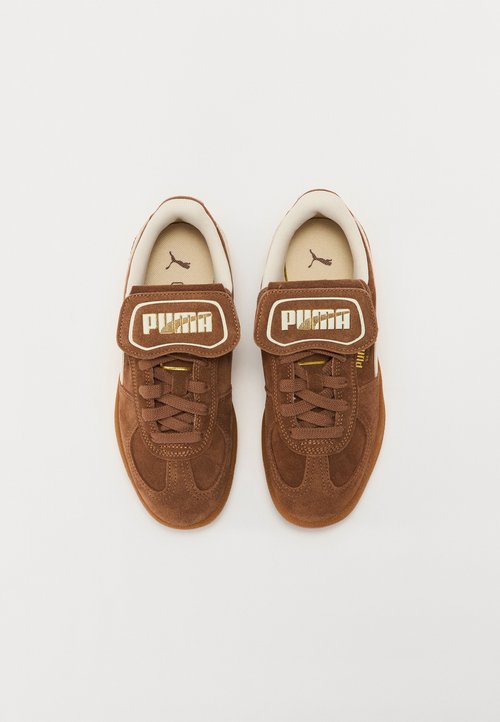 PUMA PALERMO PREMIUM JR UNISEX - Trainers - haute coffee/frosted ivory/gold coloured — foto 4