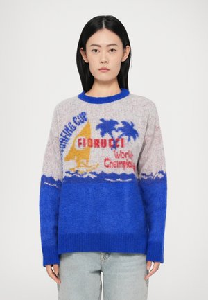 WOMEN WINDSURFING SWEATER - Πουλόβερ - blue