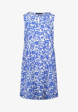 Betty Barclay, BETTY BARCLAY OHNE ARM LEINENKLEID - Jurk - weiß blau