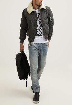 INJECTOR - Bomber Jacket - greyblack