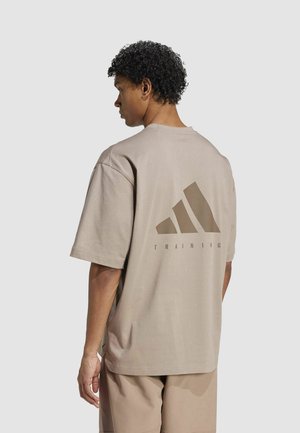 Print T-shirt - braun