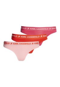 LOGO THONG MULTIBAND 3 PACK - Stringit - fiery red/flamingo