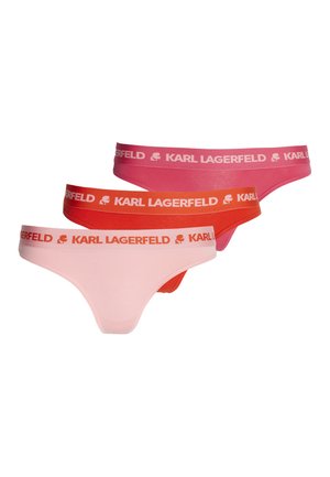 LOGO (PACK OF 3) - Tanga - fiery red/flamingo