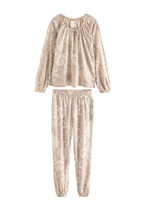 SET - Set lenjerie de noapte - neutral blush josette print