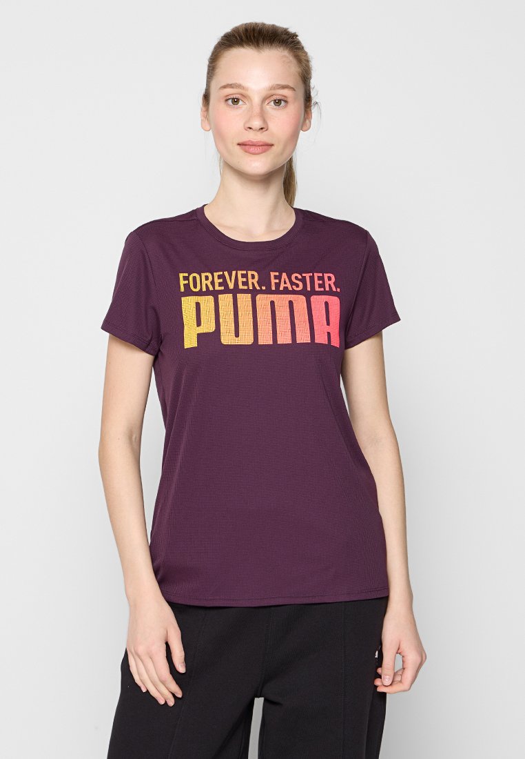 Puma Sport T-shirt donkerpaars