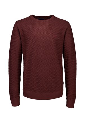 CABLE - Trui - deep burgundy