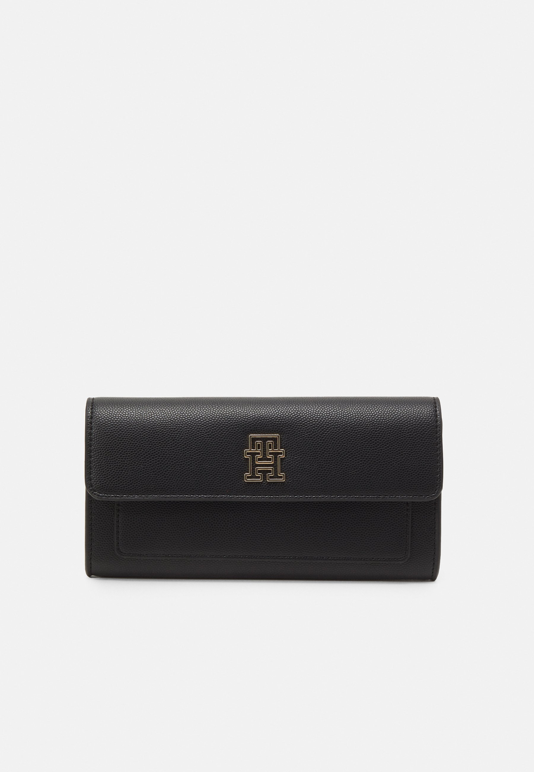 Tommy Hilfiger TIMELESS LARGE FLAP - Wallet - black - Zalando 