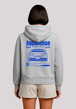 Hoodie - grey melange