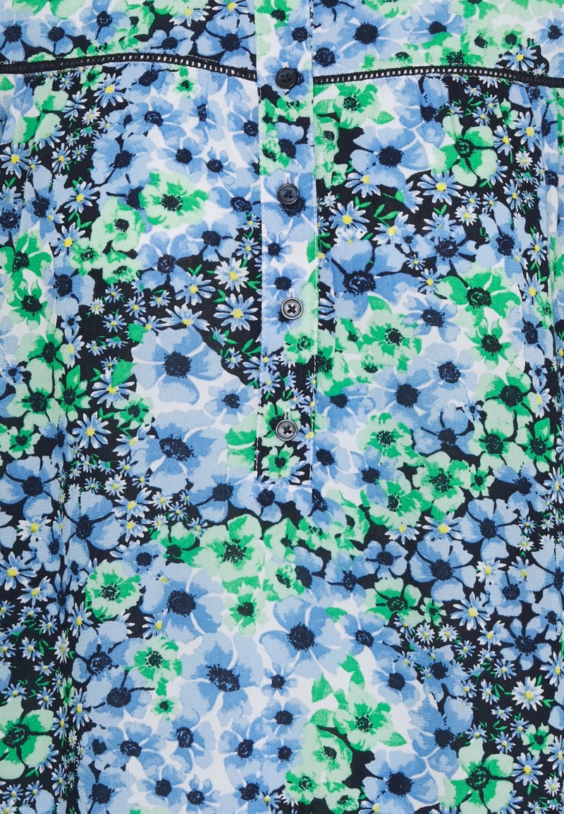 Robe Marks And Spencer, Taille 10, Verte à Imprimé Floral, Manches Courtes, Coupe évasée