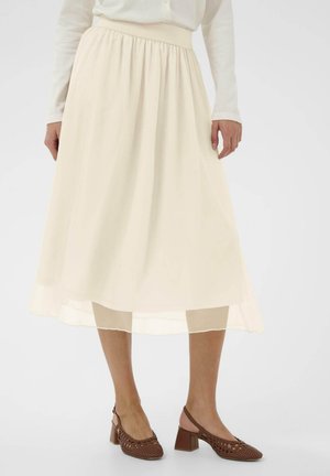 CORALSZ - A-vonalú szoknya - oatmeal