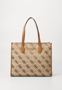 SILVANA GIRLFRIEND TOTE - Bolso shopping - latte logo