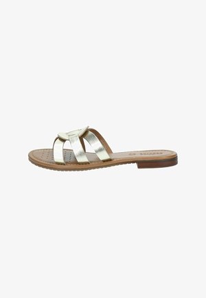 Sandalias planas - lt gold