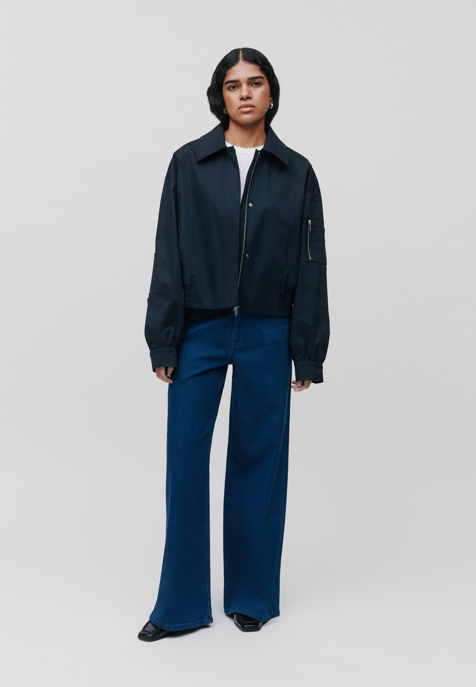 IVY OAK IOJANE ROSE - Summer jacket - dark navy/dark blue - Zalando