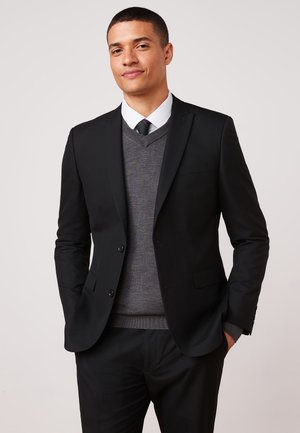 SLIM FIT 2 BUTTON - Veste de costume - black