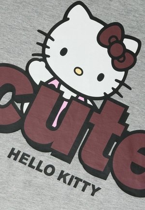 TWO SOON, T-SHIRT HELLO KITTY - Μπλουζάκι με στάμπα - grey melange