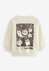 Next HALLOWEEN CREW REGULAR FIT - Bluză de molton - white