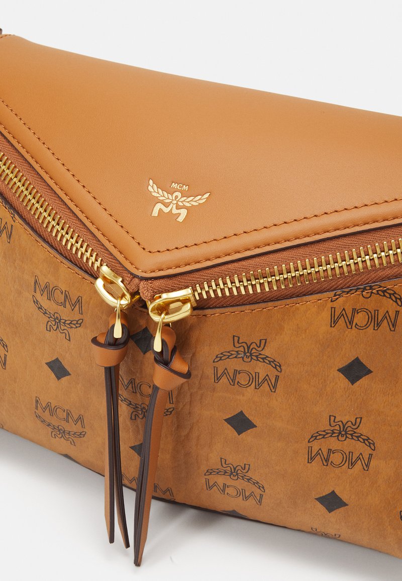 MCM DIAMANT SHOULDER - Across body bag - cognac - Zalando