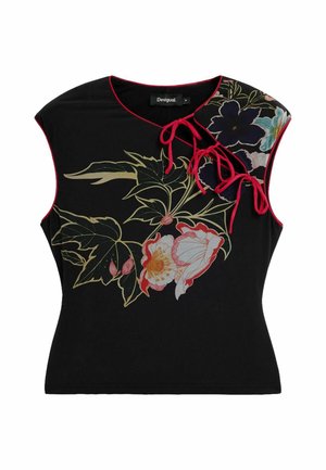 Desigual, PRINTED ORIENTAL T-SHIRT - Camiseta estampada - black