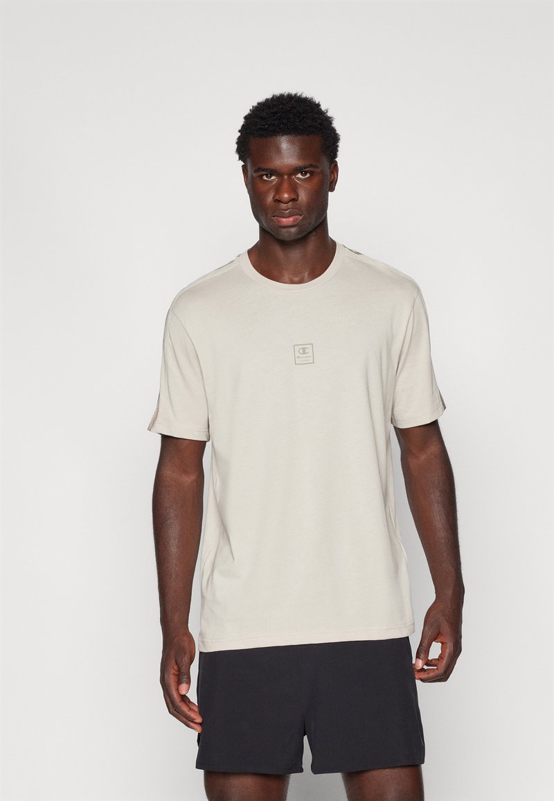 Champion CREWNECK SMALL LOGO - T-shirts print - beige
