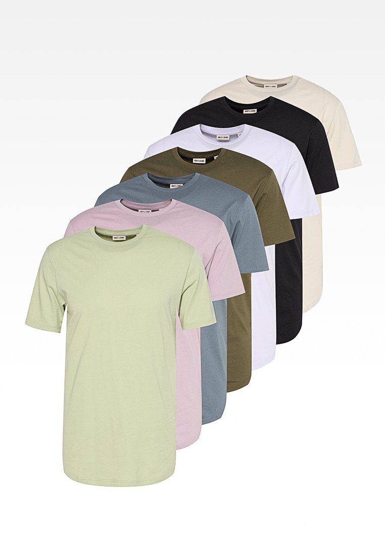 Only & Sons T-shirt basic meerkleurig Only & Sons T-shirt basic meerkleurig