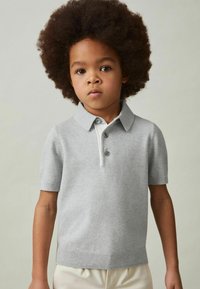Reiss REISS FINCH CONTRAST PLACKET POLO SHIRT WITH COTTON - Polotričko - washed sage