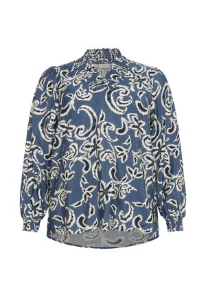 Kaffe Curve MAHLIA  - Blouse - bering sea white paisley