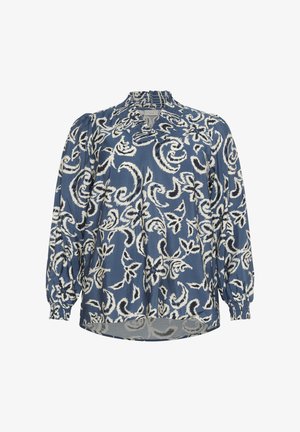 Kaffe Curve MAHLIA  - Blouse - bering sea white paisley