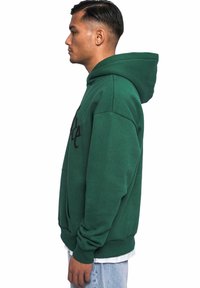 Dropsize HEAVY PUFFER PRINT  - Hoodie - washed green