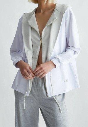 Sweat zippé - white
