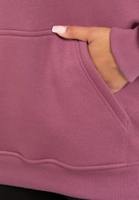 Smilodox NALA BACK PRINT HOODIE - Kapuzenpullover - dunkel rosa