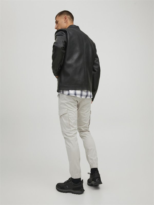 JPSTPAUL FLAKE - Cargo trousers - moonbeam4