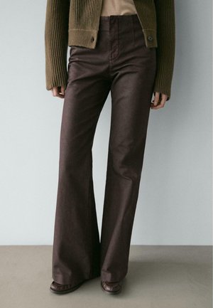 FLARED - Pantaloni - bordeaux