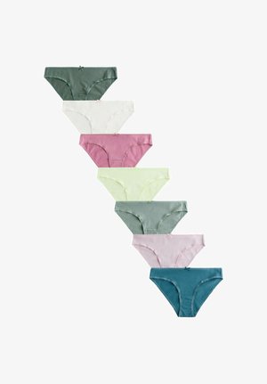 Next, BRAZILIAN FIT - KNICKERS 8 PACK - Slip - green pink